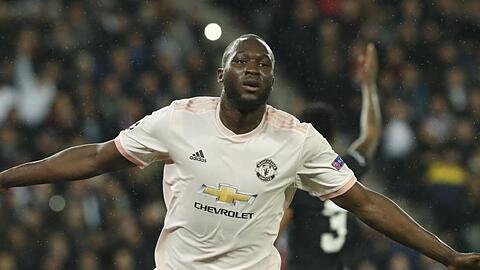 Romelu Lukaku brachte Manchester United mit seinen zwei Toren im Auswärtsspiel in Paris auf die Siegerstraße.