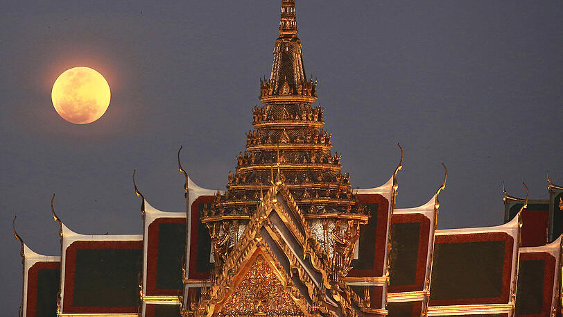 Supermond in Thailand