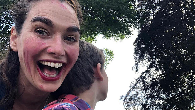 Lena Headey mit ihrem Sohn Wylie Elliot Loughran