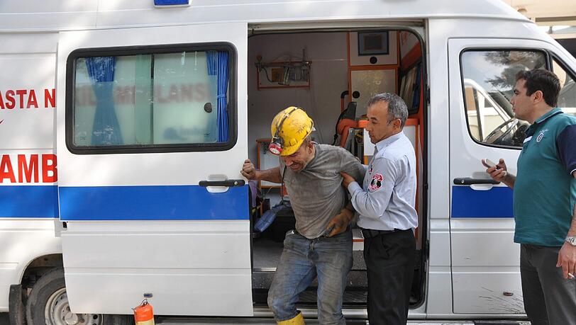 Explosion in eien türkischen Bergwerk. Explosion in eien türkischen Bergwerk.
