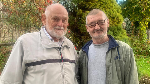 Dieter Klein und Robert Hölzl haben auch für Wien einen Abreißkalender zusammengestellt. Klein (l.) kennt die Stadt gut, ist dort aufgewachsen.