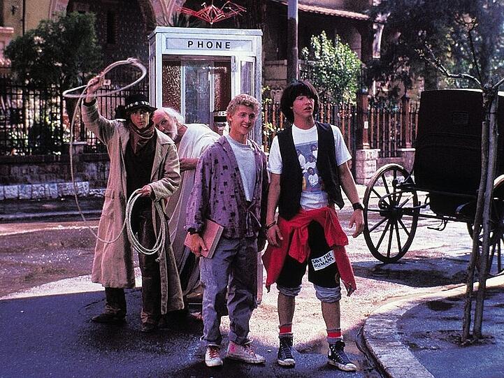 Szenenbild aus "Bill und Teds verrückte Reise durch die Zeit"