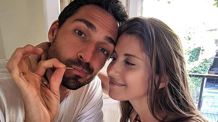Ein Bild aus glücklichen Tagen: Mats und Cathy Hummels im Saint-Tropez-Urlaub 2019.