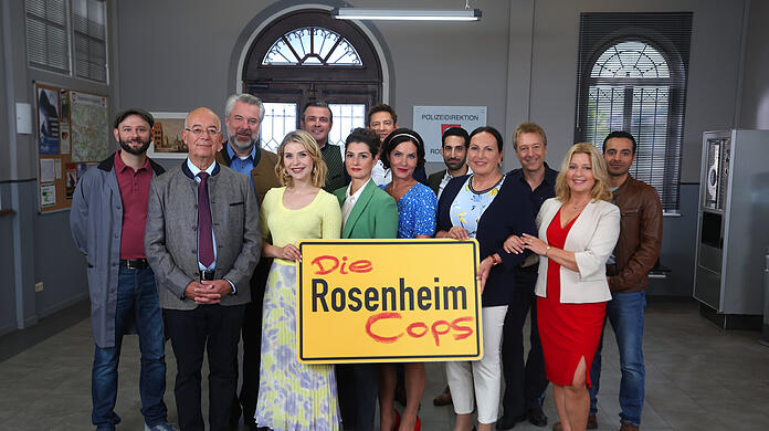 Das Schauspieler-Team der Fernsehserie "Rosenheim-Cops".