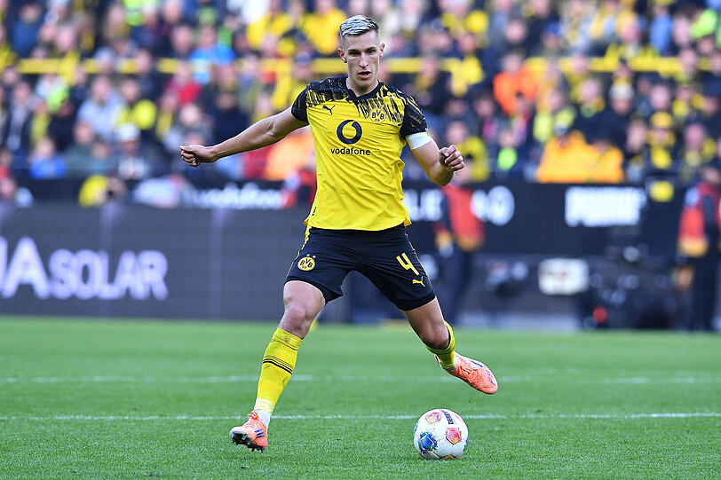 Kommt er zum FC Bayern? Dortmunds Nico Schlotterbeck. Kommt er zum FC Bayern? Dortmunds Nico Schlotterbeck.