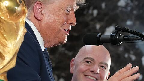 Voll des Lobes für die WM: US-Präsident Donald Trump (l.). Voll des Lobes für die WM: US-Präsident Donald Trump (l.).