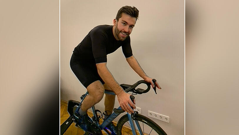 Der Münchner Medizinstudent will am 4. Advent zwölf Stunden am Stück für den guten Zweck  Rad fahren.