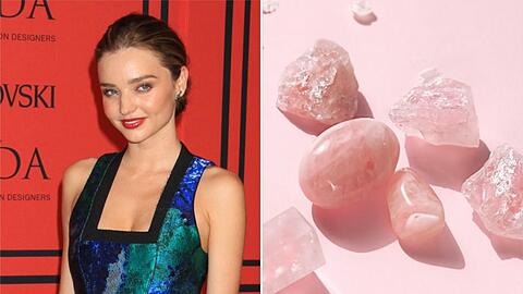 Miranda Kerr verwendet Rosenquarz in jedem Produkt ihrer "Kora Organics"-Linie