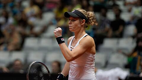 Laura Siegemund gewann ihr Spiel gegen die Brasilianerin Beatriz Haddad Maia.