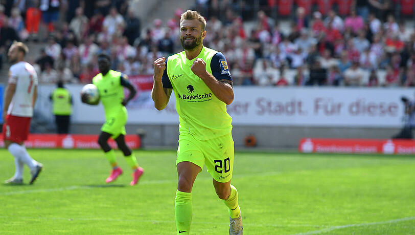 Jubelt er auch in der kommenden Saison für die Löwen? Yannick Deichmann.