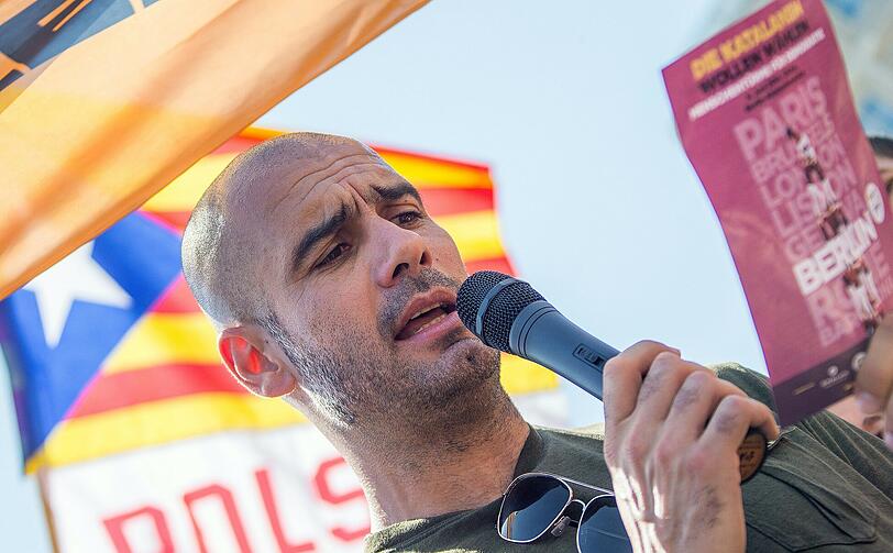 Setzt sich politisch für die Unabhängigkeit Katalaniens ein: Bayern-Trainer Pep Guardiola