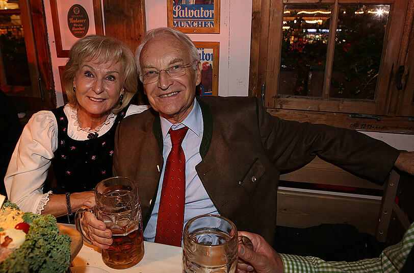 Edmund Stoiber mit Ehefrau Karin