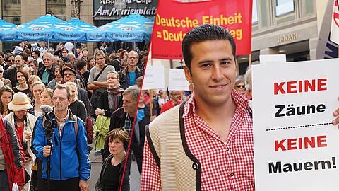 Bilder von der Demo in München.