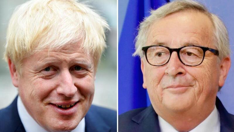 Der britische Premierminister Boris Johnson (l.) und EU-Kommissionspräsident Jean-Claude Juncker treffen sich am Montag zu einem Arbeitsessen. Der britische Premierminister Boris Johnson (l.) und EU-Kommissionspräsident Jean-Claude Juncker treffen sich am Montag zu einem Arbeitsessen.