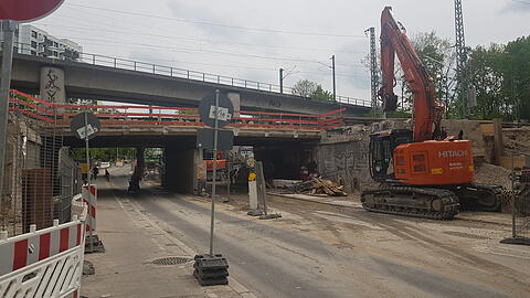 Die Unterführung an der Balanstraße im vergangenen Mai. (Archivbild)
