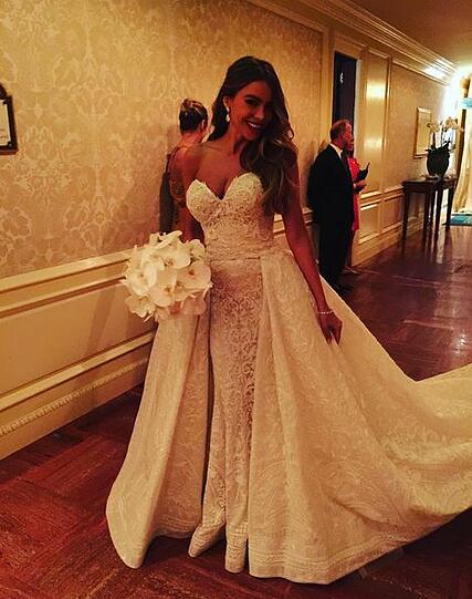 Sofia Vergara und Joe Manganiello haben am Sonntag in Florida geheiratet. Die Bilder der Traumhochzeit.