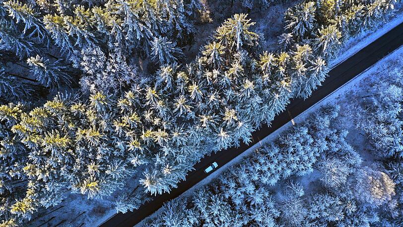 Mit Schnee und Frost startet der Freistaat ins neue Jahr. (Archivbild) Mit Schnee und Frost startet der Freistaat ins neue Jahr. (Archivbild)