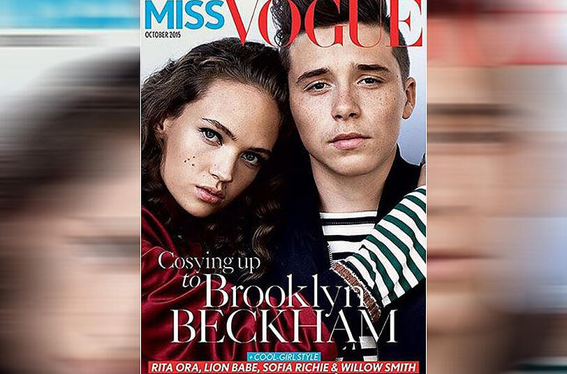 Brooklyn Beckham (16) ziert zusammen mit einem hübschen Model das Cover der "Miss Vogue"