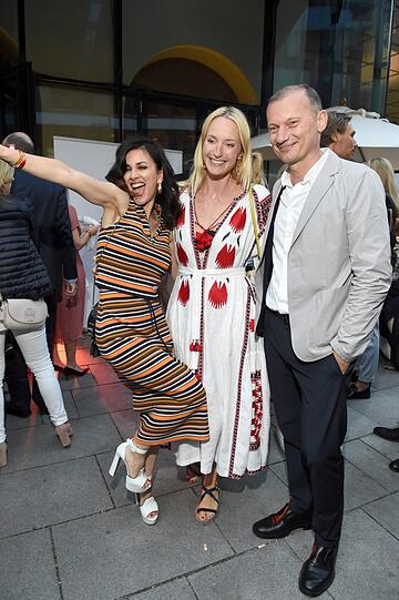 Victoria Lauterbach, Gastgeber Rudi Kull und mit Petra Winter