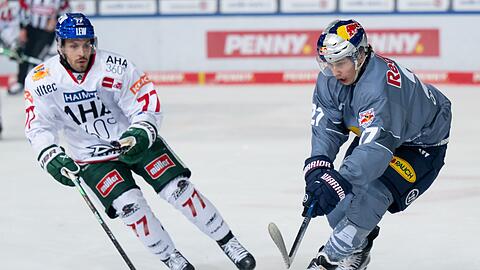 Nach zuletzt wenig Zeit auf dem Eis verlässt Luca Tosto (l) die Panther.