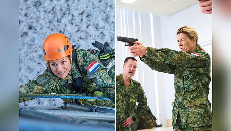 K&ouml;nigin M&aacute;xima zeigte bei allen &Uuml;bungen vollen Einsatz.