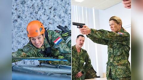 K&ouml;nigin M&aacute;xima zeigte bei allen &Uuml;bungen vollen Einsatz.