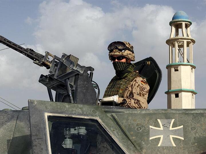 Ein Bundeswehrsoldat in Afghanistan