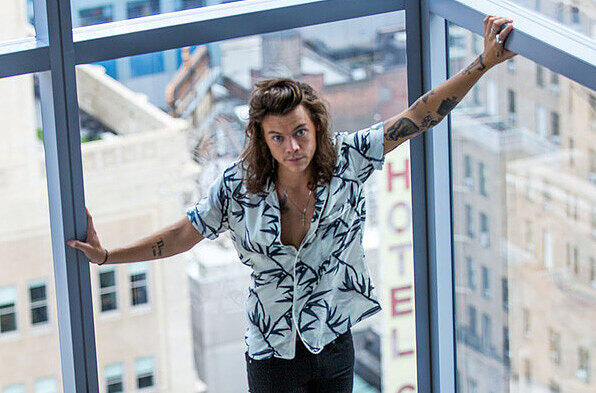 Harry Styles beim Videodreh zu "Perfect" im Jahr 2015