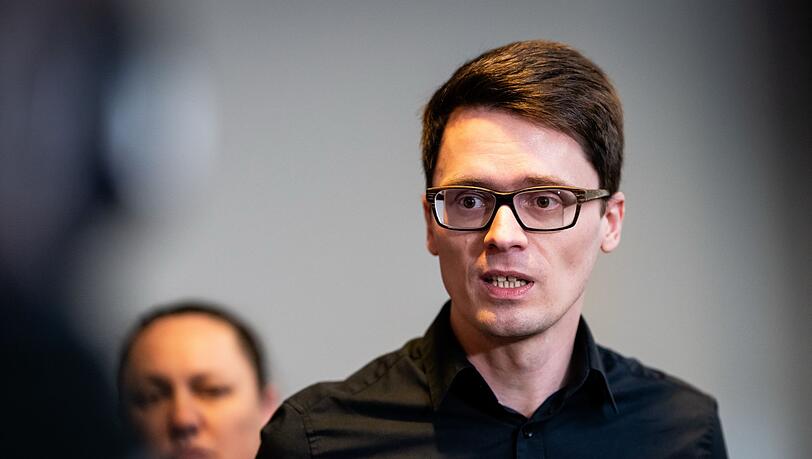 Der Th&uuml;ringer Linksfraktionschef Christian Schaft spricht von einer "Zufallsmehrheit". (Archivbild)