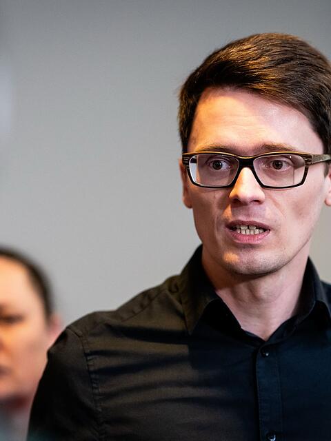 Der Th&uuml;ringer Linksfraktionschef Christian Schaft spricht von einer "Zufallsmehrheit". (Archivbild)