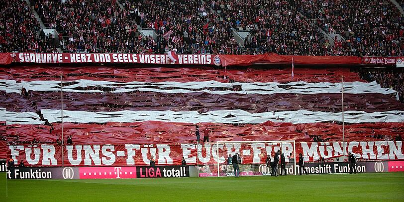 Bereits im letzten Heimspiel gegen den 1. FC Nürnberg bewiesen die Bayern-Fans ihre Kreativität.