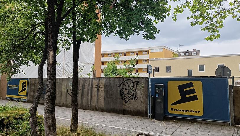 Trist: der Anblick von der Marsstraße aus. Trist: der Anblick von der Marsstraße aus.