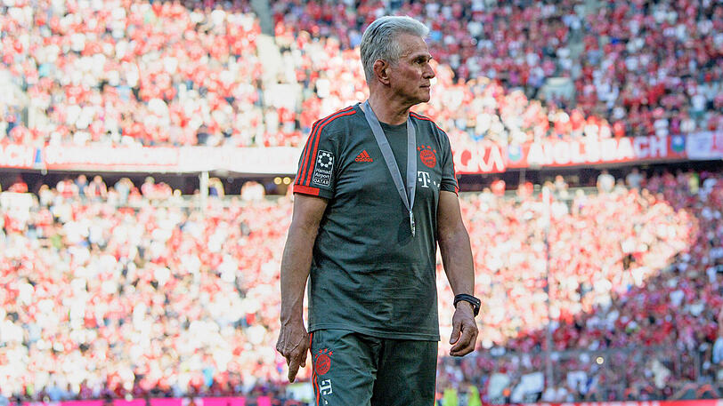 Jupp Heynckes blieb verschont - und genoss den Moment des Triumphes still.