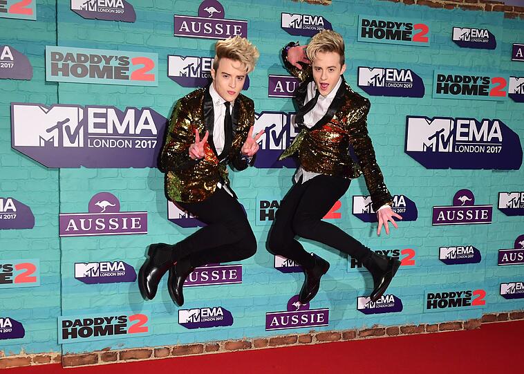 Die irische Band Jedward