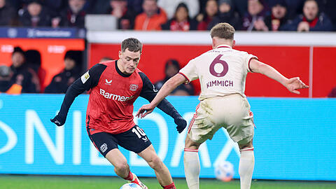 Joshua Kimmich und Florian Wirtz treffen im Achtelfinale der Champions League aufeinander.