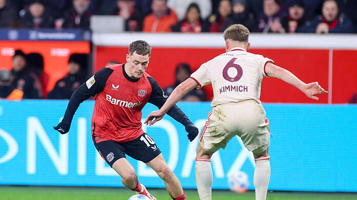Joshua Kimmich und Florian Wirtz treffen im Achtelfinale der Champions League aufeinander.