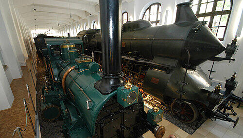 Das Nürnberger Verkehrsmuseum. Das Nürnberger Verkehrsmuseum.