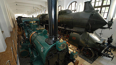 Das Nürnberger Verkehrsmuseum.