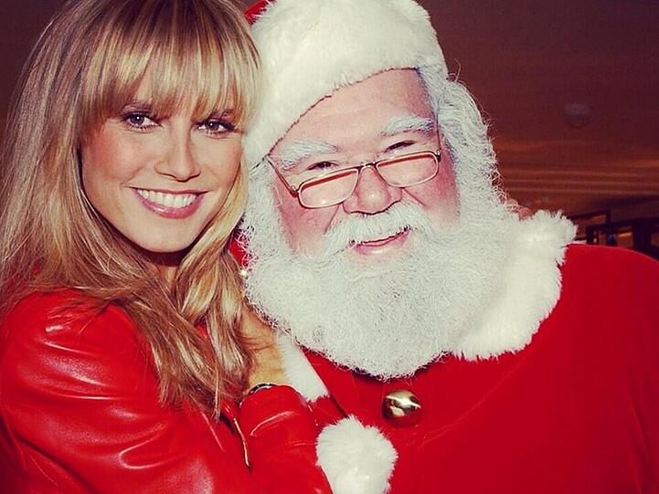 Ein Herz und eine Seele: Heidi Klum und Santa Claus