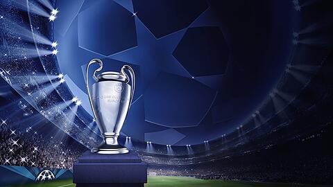 Kommt in die Schrannenhalle: der echte CL-Pokal!
