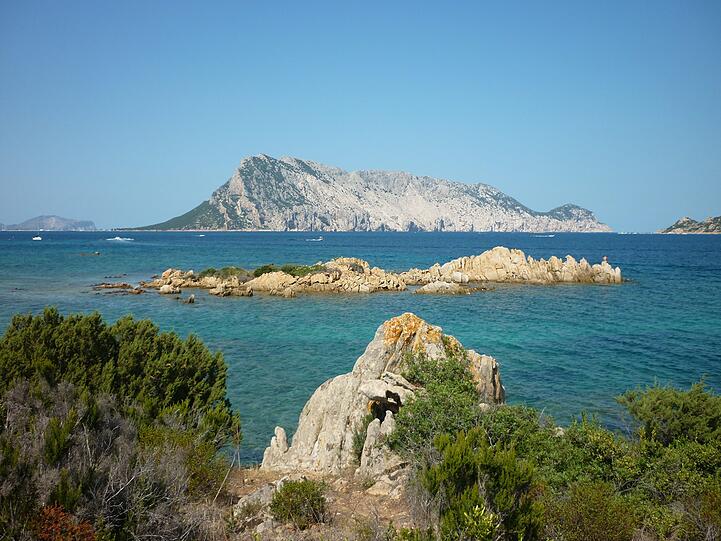 Die Isola di Tavolara im Nordosten Sardiniens