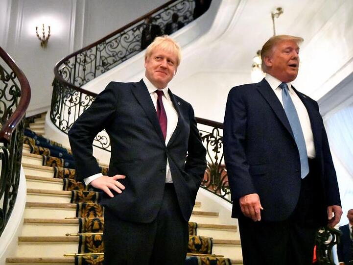 Sie schaffen neue Unruheherde: US-Präsident Donald Trump und der britische Premierminister Boris Johnson.