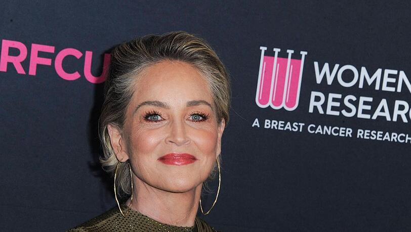 Gut gelaunt trotz Verlust: Sharon Stone auf dem Weg zur Spendengala des Women's Cancer Research Fund. Gut gelaunt trotz Verlust: Sharon Stone auf dem Weg zur Spendengala des Women's Cancer Research Fund.