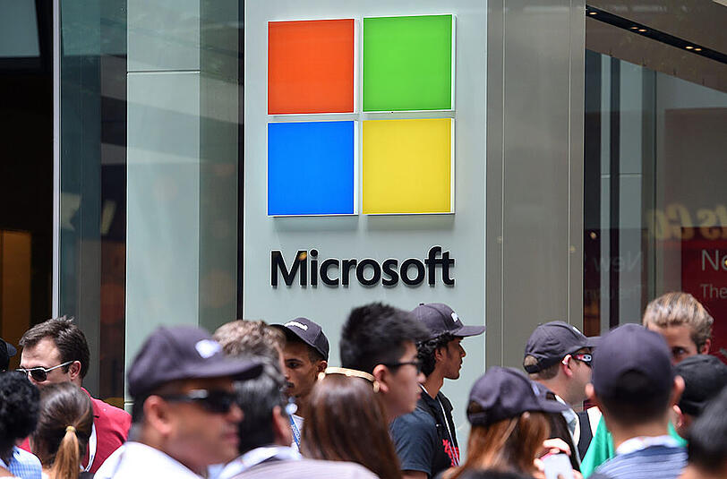 Gemessen am Rückgang der PC-Verkäufe traf es den Windows-Giganten vergleichsweise wenig. Foto: Dan Himbrechts