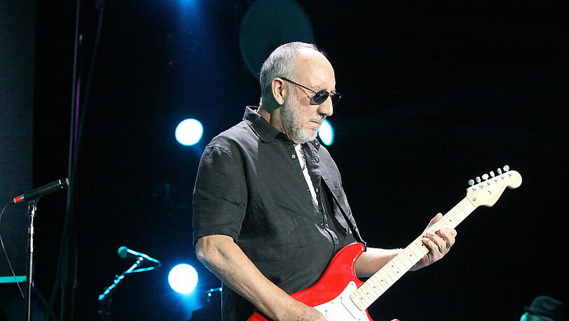 Pete Townshend von The Who bei einem Auftritt in Atlanta Pete Townshend von The Who bei einem Auftritt in Atlanta