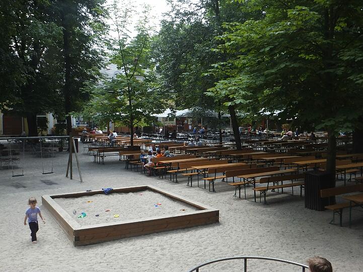 Idyllisch: der Taxisgarten.