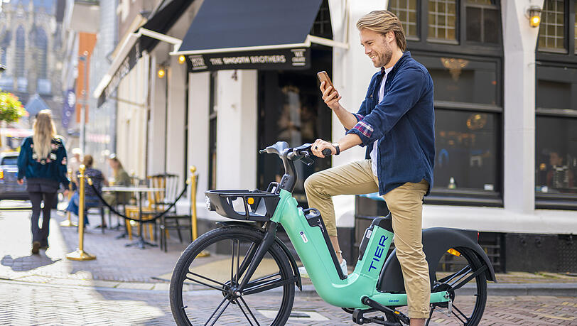 E-Bikes können in München ab sofort per App gemietet werden.