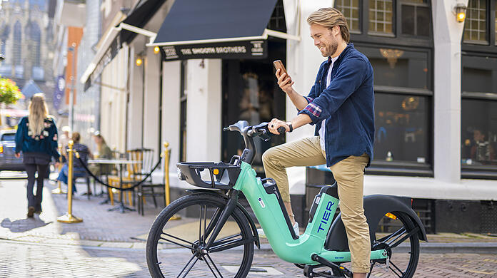E-Bikes können in München ab sofort per App gemietet werden.