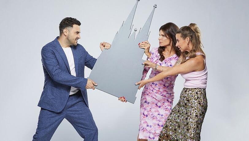 Die "Unter uns"-Stars Lars Steinhöfel, Tabea Heynig und Isabell Hertel.