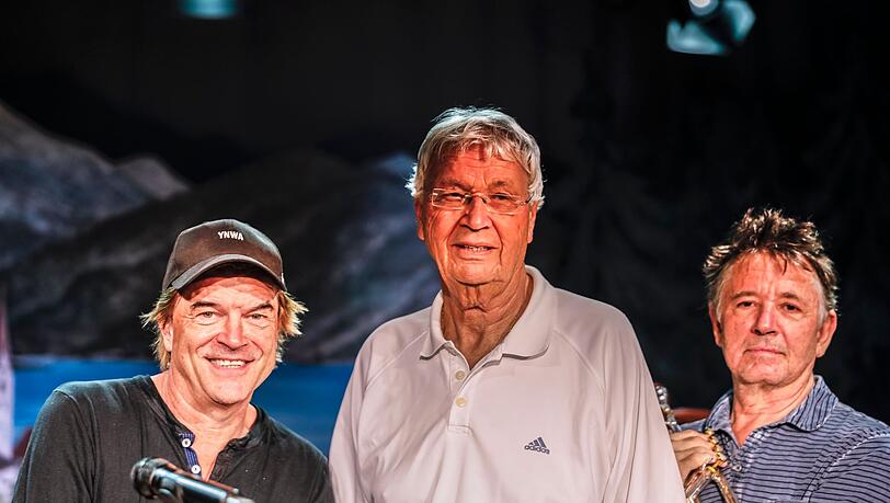 Campino (Andreas Frege), Gerhard Polt und Christoph "Stofferl" Well (l-r) proben. Campino (Andreas Frege), Gerhard Polt und Christoph "Stofferl" Well (l-r) proben.